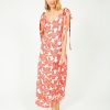 Women Primrose Park London Dresses | Ppl Darcy Dress In Lily 03 Red, Cream