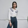 Women Seventy+Mochi Tops | S&M Dylan Blouse In Ecru