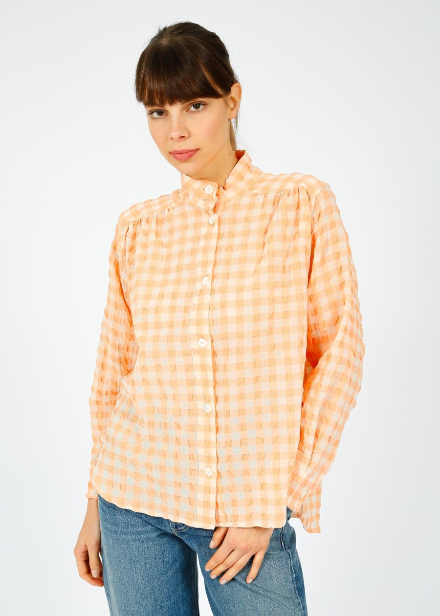 Women Bellerose Tops | Br Peachy Blouse In Check A