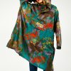 Women Rainkiss Coats | Rk Digi Forest Camo Waterproof Poncho