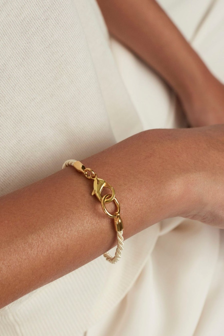 Women Tilly Sveaas Jewellery | Ts Friendship Bracelet In Champagne