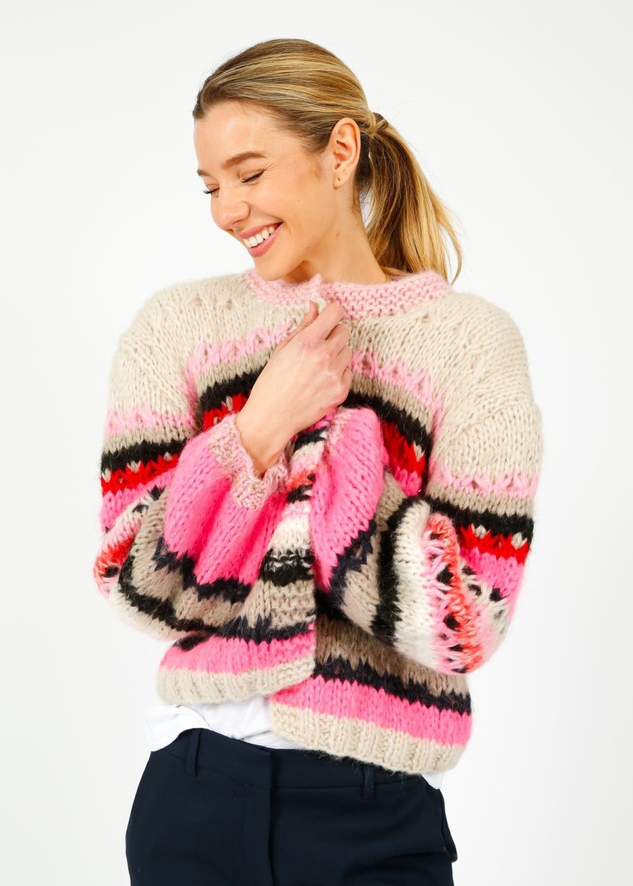 Women Dawn X Dare Knitwear | D&D Gabi Cardi In Multi