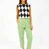 Women Harris Wharf London Trousers | Hw Techno Jogging Trousers In Asparagus