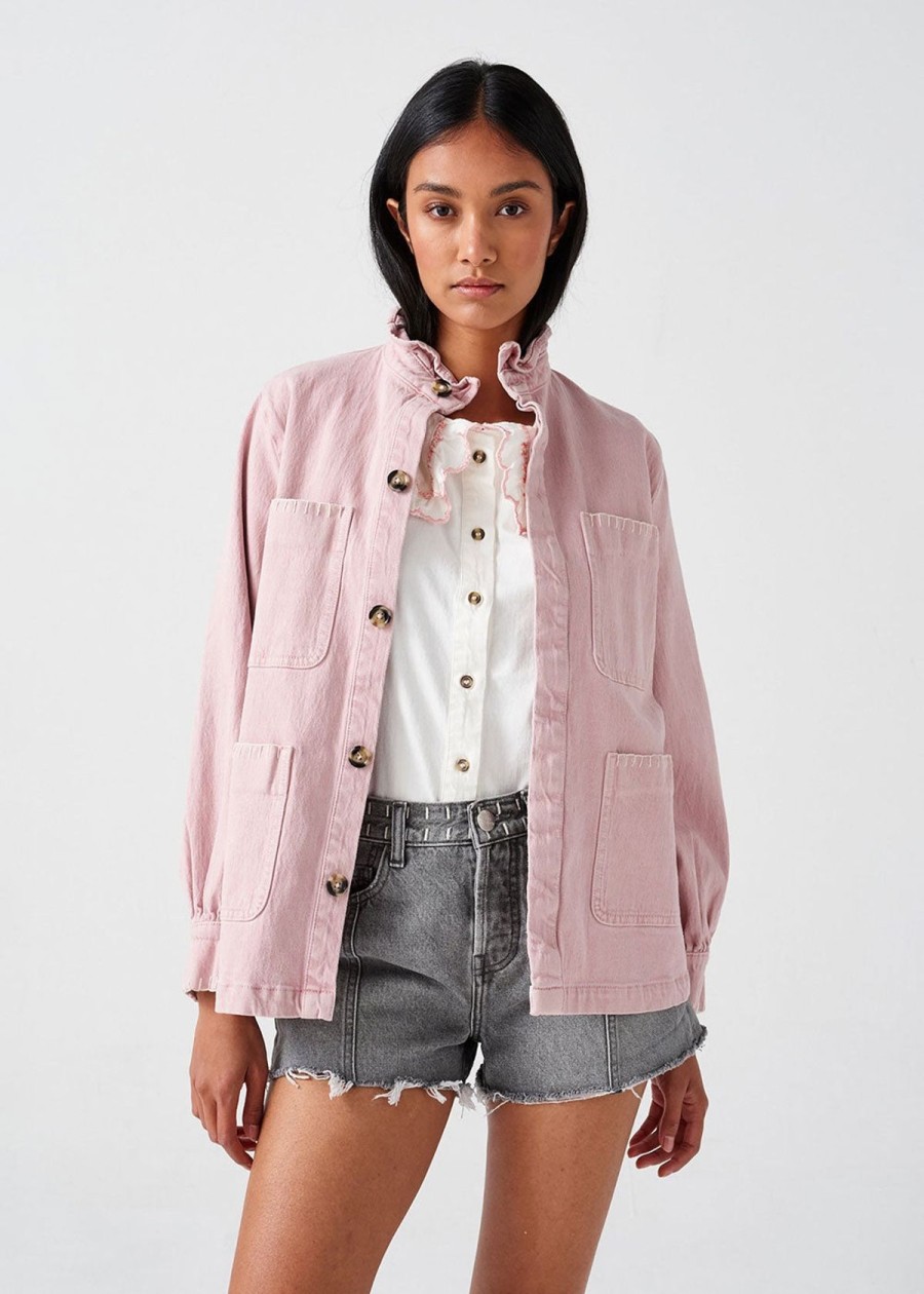 Women Seventy+Mochi Jackets | S&M Pablo Jacket In Dusty Rose