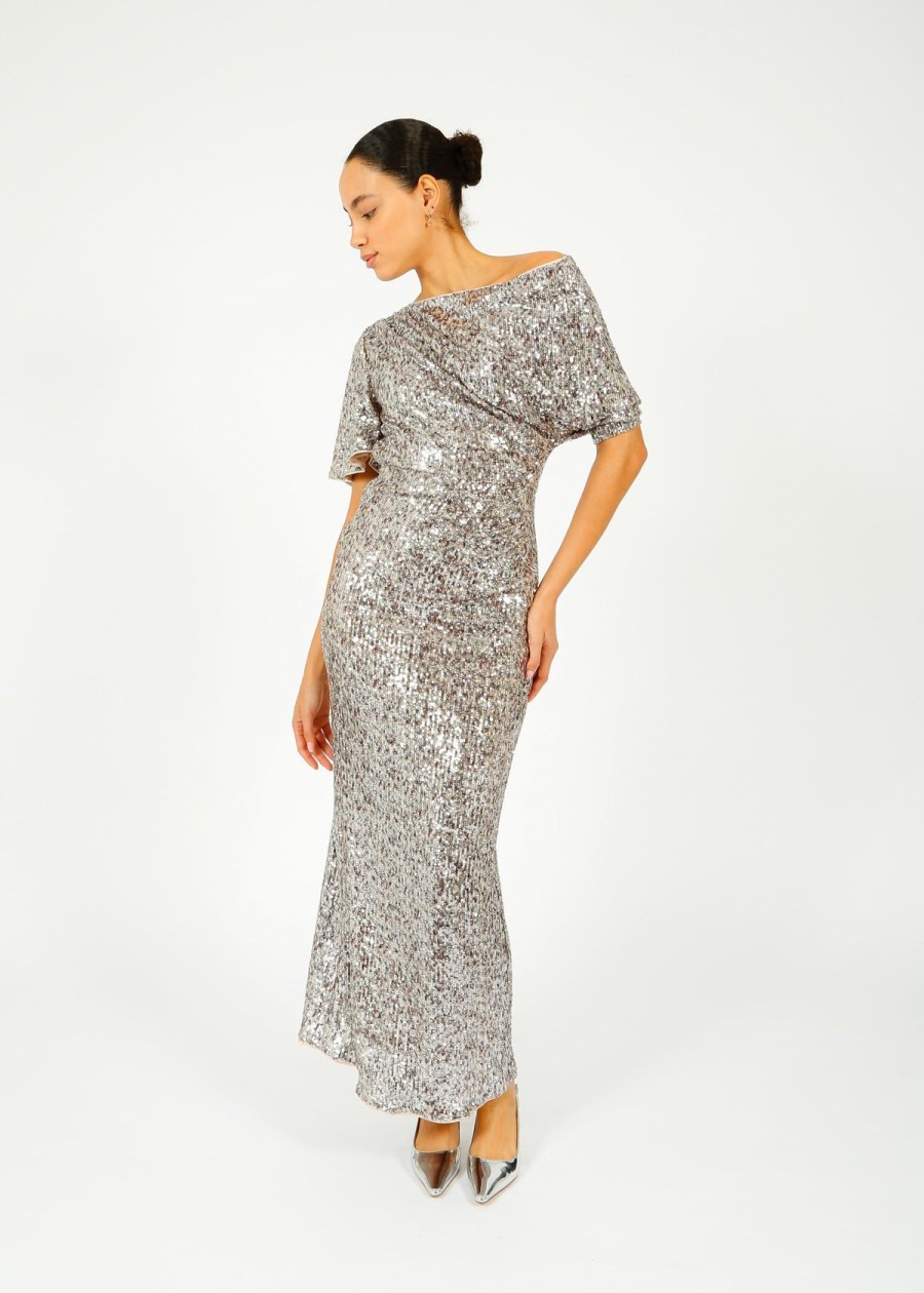 Women Diane Von Furstenberg Dresses | Dvf Wittrock Dress In Sequin Leo