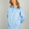 Women PARK Tops | Park Cotton Shirt In Blue