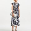 Women Essentiel Antwerp Dresses | Ea Frayola Mid Length Dress In Navy