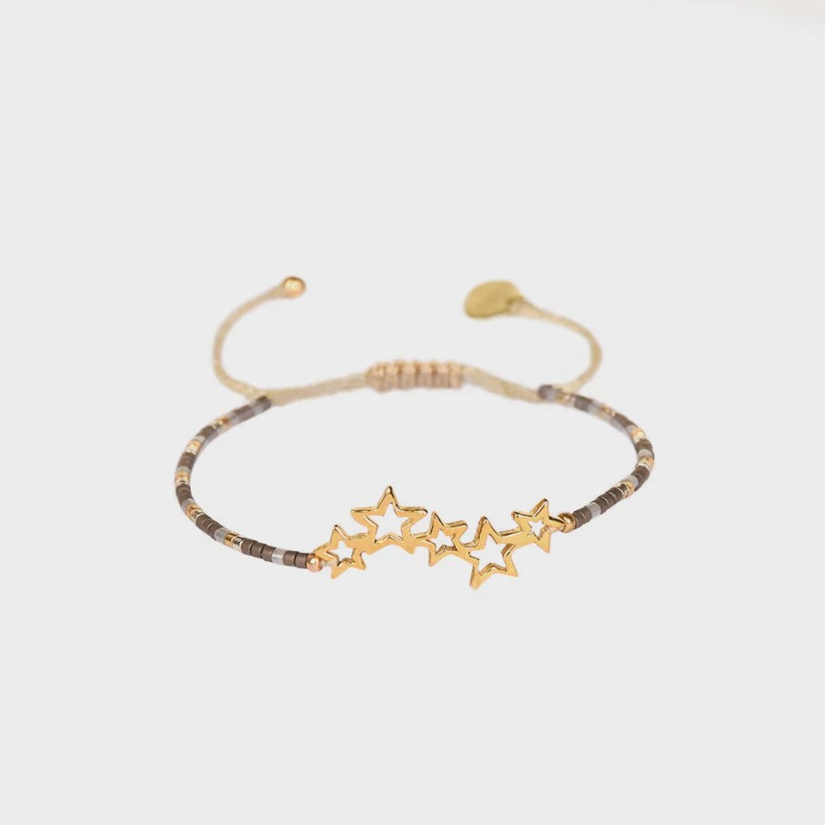 Women Mishky Jewellery | Mishky Constellations Bracelets 10948 In Grey