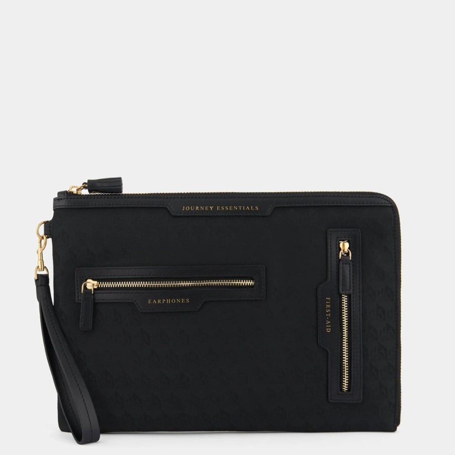 Women Anya Hindmarch Bags | Ah Journey Essentials In Black