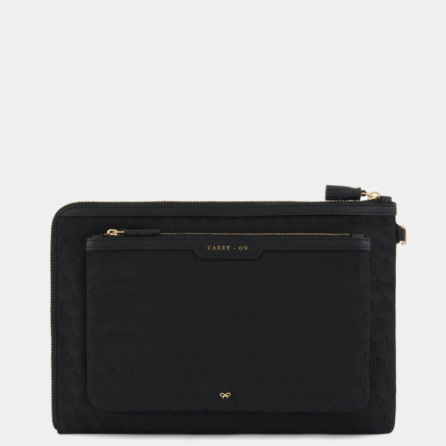 Women Anya Hindmarch Bags | Ah Journey Essentials In Black