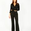 Women Joseph Trousers | Joseph Tafira Jersey Pant In Black