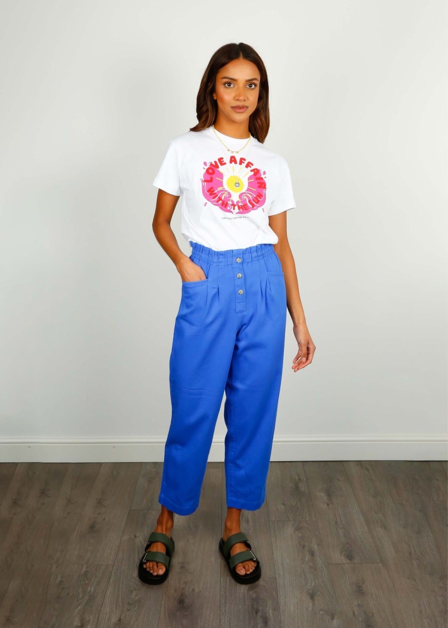 Women Bellerose Trousers | Br Lilo Trousers In Lazuli