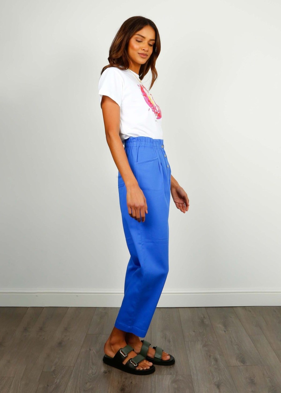 Women Bellerose Trousers | Br Lilo Trousers In Lazuli