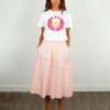 Women Dawn X Dare Skirts | Dawn X Dare Pabla Skirt In Super Melon