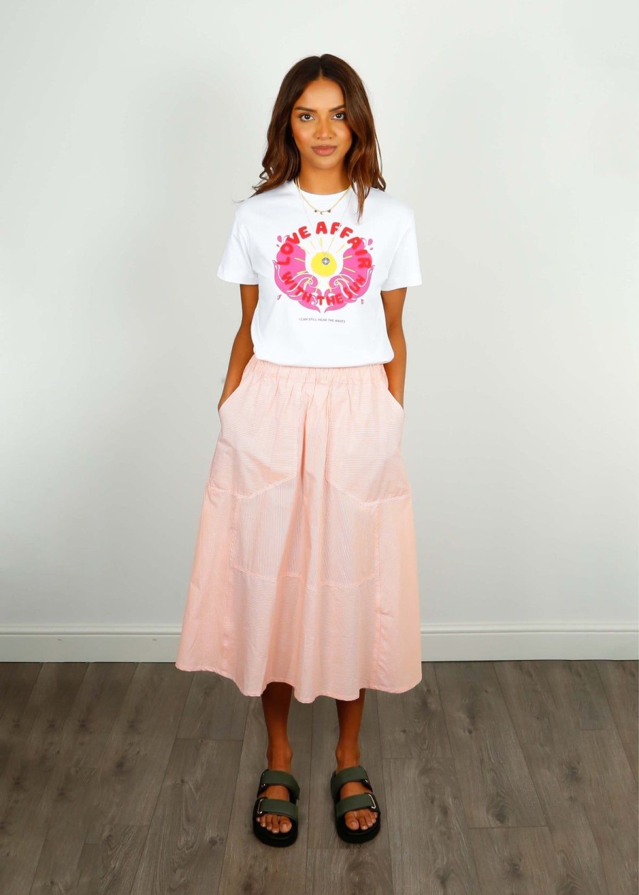 Women Dawn X Dare Skirts | Dawn X Dare Pabla Skirt In Super Melon