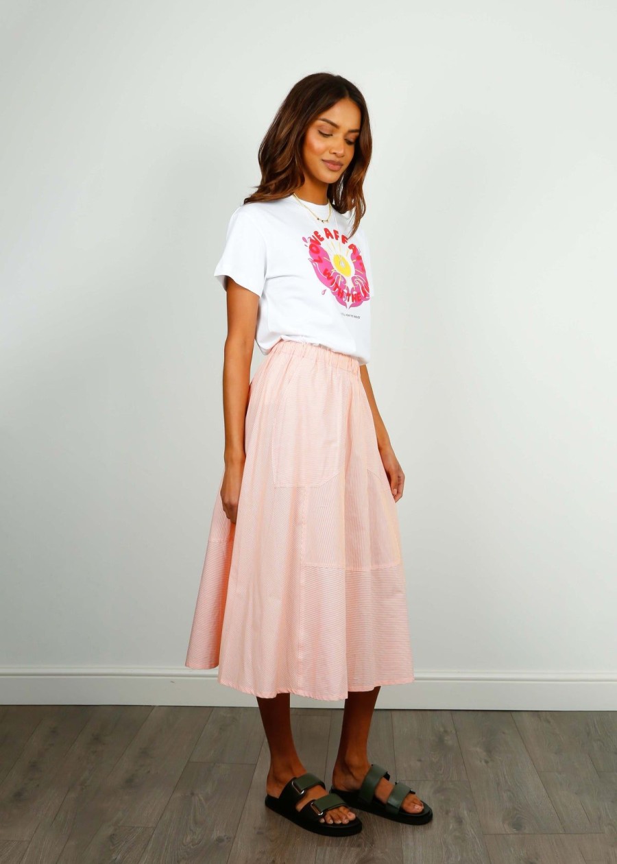 Women Dawn X Dare Skirts | Dawn X Dare Pabla Skirt In Super Melon