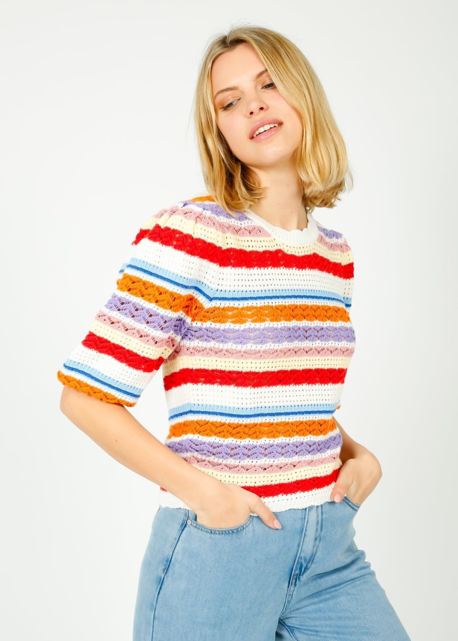 Women Suncoo Knitwear | Suncoo Panaca Knit In Geranium