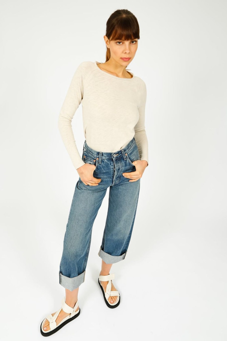 Women Citizens of Humanity Jeans | Coh Ayla High Rise Cuffed Jean In Brielle