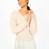 Women Crush Cashmere Knitwear | Crush Malibu Knit In Sugar