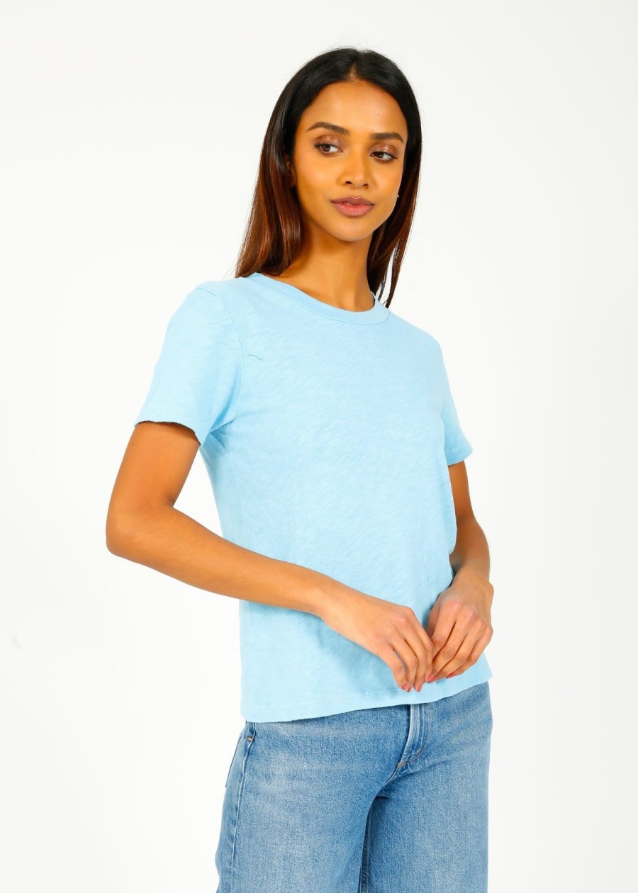 Women American Vintage Tops | Av Sonoma 28 Ss Tee In Glace Vintage