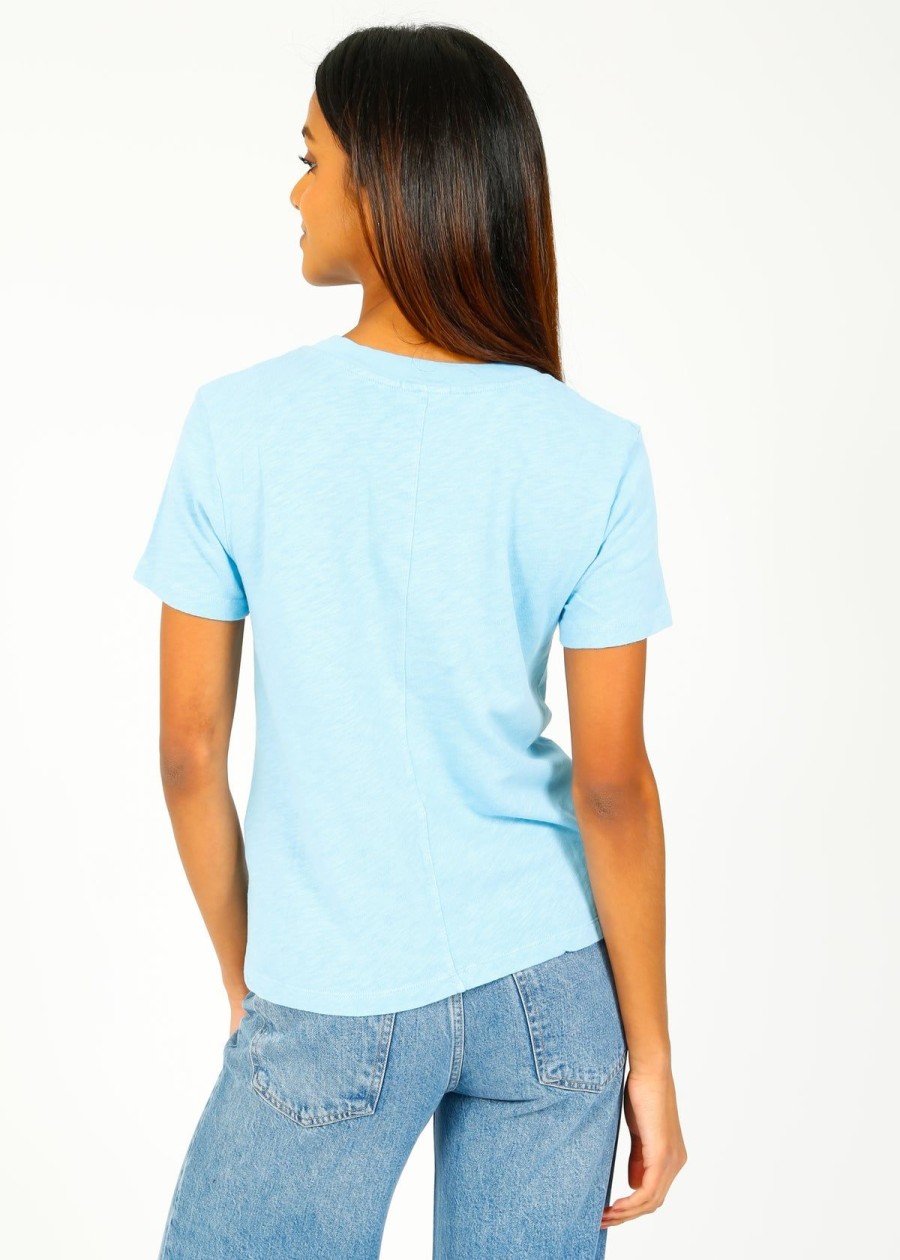 Women American Vintage Tops | Av Sonoma 28 Ss Tee In Glace Vintage