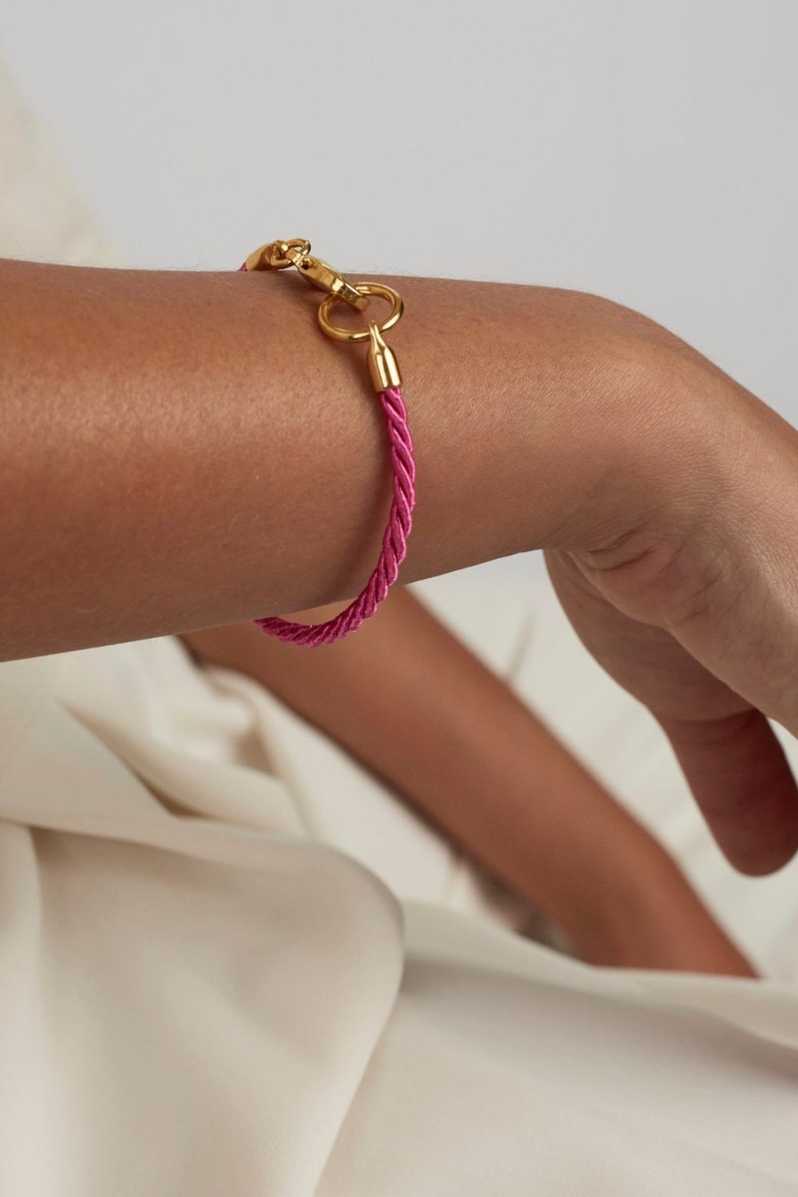 Women Tilly Sveaas Jewellery | Ts Friendship Bracelet In Fuchsia