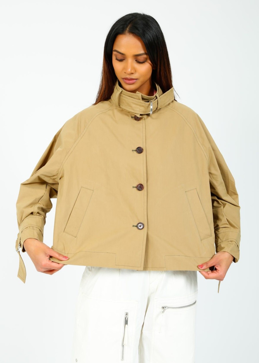 Women Bellerose Jackets | Br Hubble Jacket In Soil