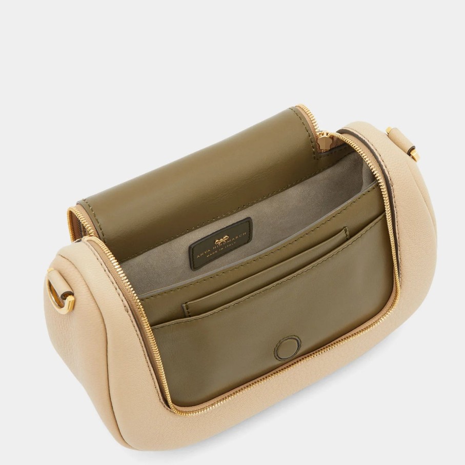 Women Anya Hindmarch Bags | Ah Vere Soft Satchel In Buff