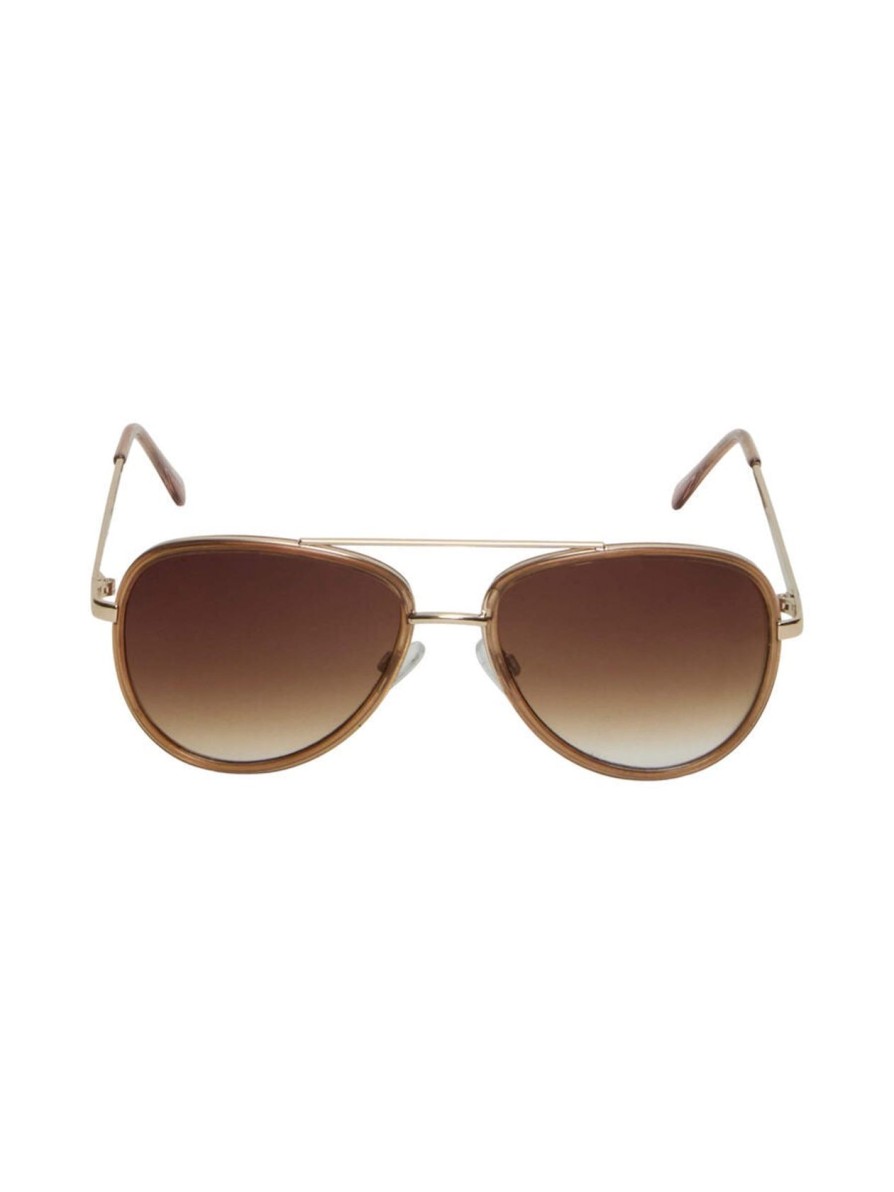 Women Selected Femme Sunglasses | Slf Spencer Sunglasses 2310 In Gold