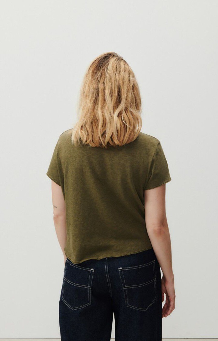 Women American Vintage Tops | Av Sonoma Ss Tee In Vintage Bush