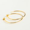 Women Louise Hendricks Jewellery | Lh Charlie White Zirconium Hoops