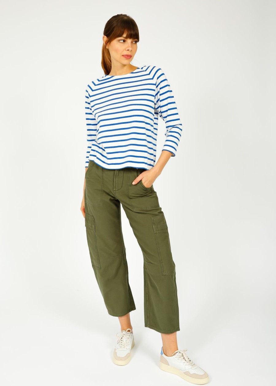 Women Citizens of Humanity Trousers | Coh Marcelle Low Slung Cargo In Khaki