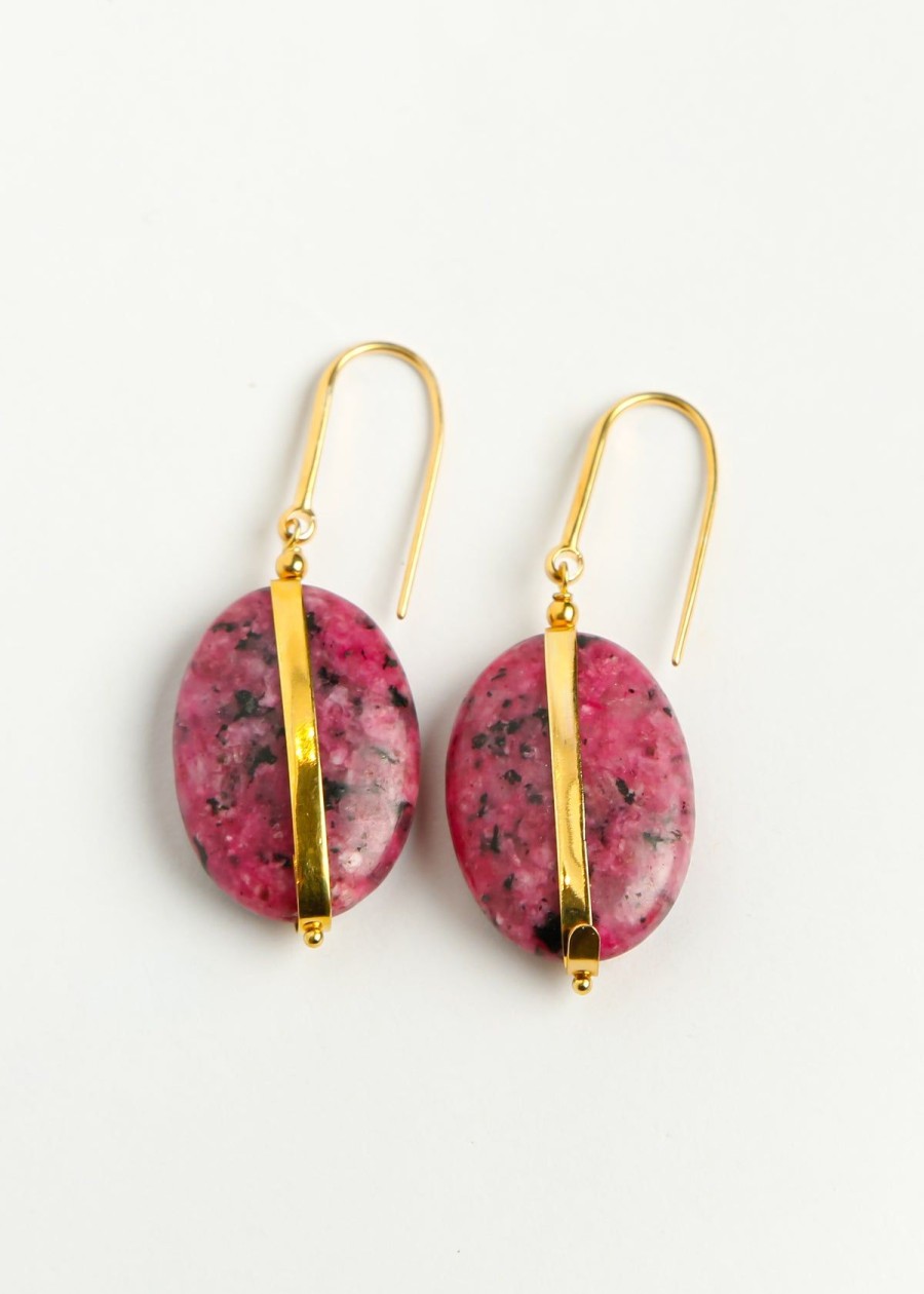 Women Isabel Marant Jewellery | Im Stones Earrings In Fuchsia