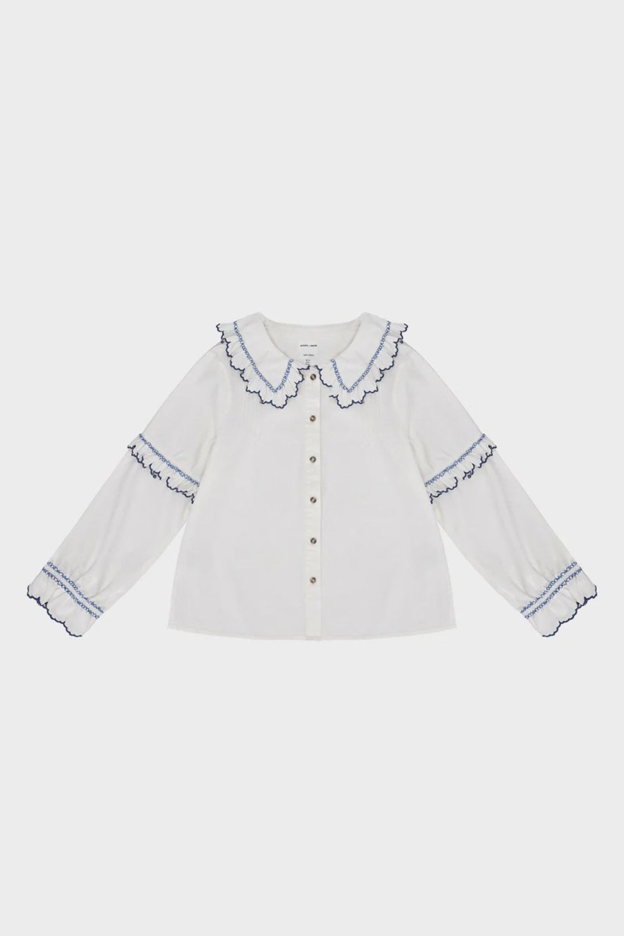 Women Seventy+Mochi Tops | S&M Phoebe Blouse In Ecru