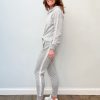 Women 360 Cashmere Loungewear | 360 Karson Jogger In Mist, Chalk