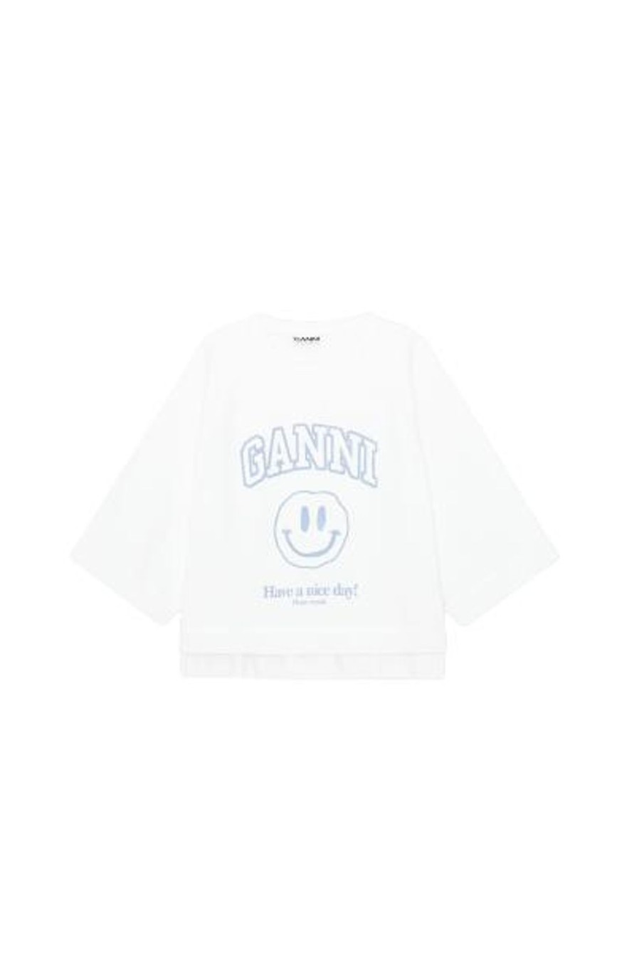 Women GANNI Loungewear | Ganni T2796 Isoli Oversized Sweat In White