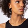 Women Tilly Sveaas Jewellery | Ts Classic 4Cm Silver Hoops