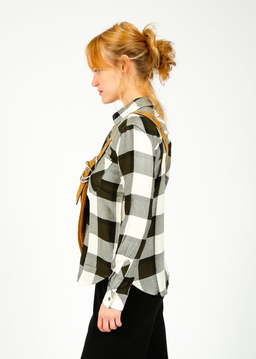 Women Rails Tops | Rails Hunter Shirt In Rosemary Onyx