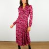 Women Diane Von Furstenberg Dresses | Dvf Phoenix Dress In Fall Fruits