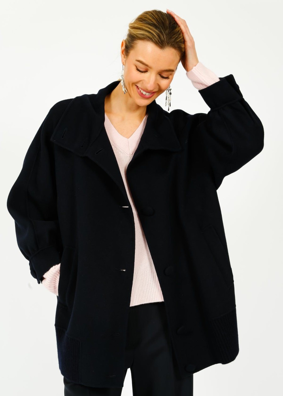 Women Weekend MaxMara Jackets | Mm Rete Jacket In Navy