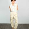 Women Joseph Trousers | Joseph Taio Trousers In Alabaster