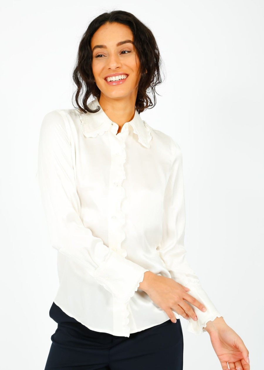 Women Rails Tops | Rails Fia Shirt In Ivory