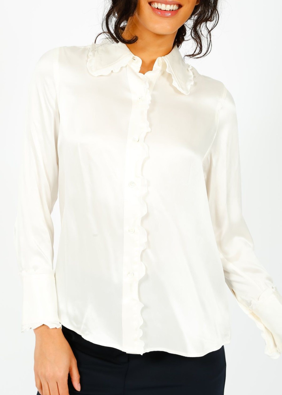 Women Rails Tops | Rails Fia Shirt In Ivory