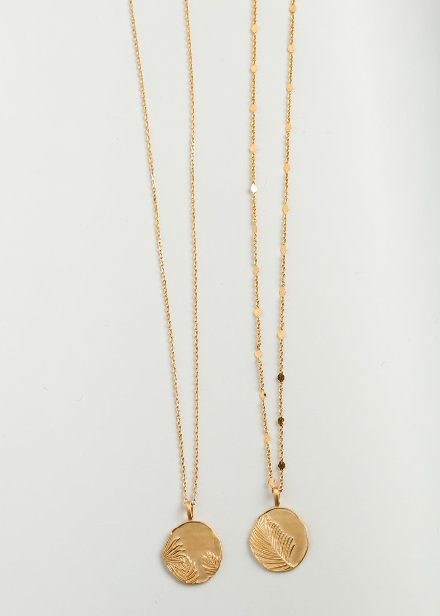 Women Ylume Jewellery | Ylume Long Medallion Necklace