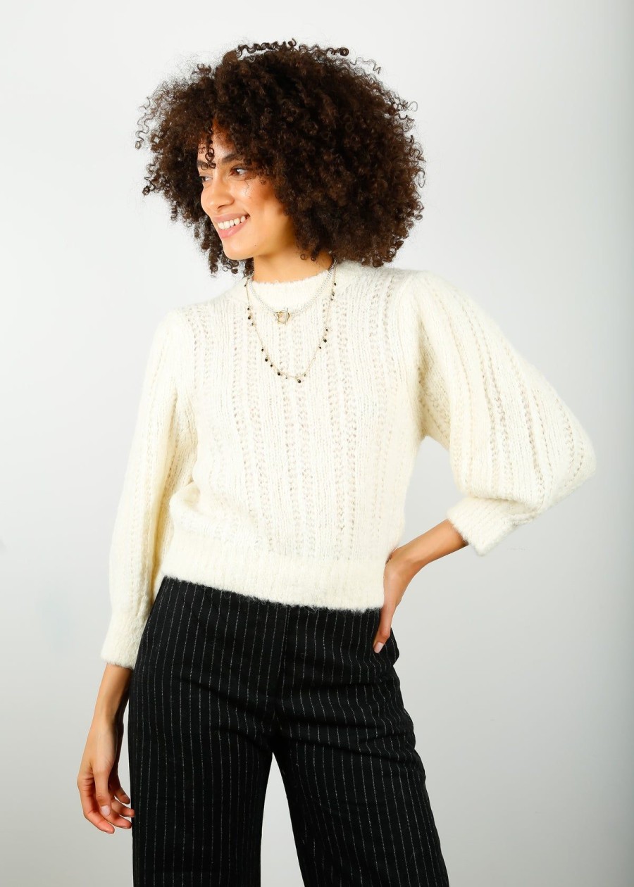 Women Bellerose Knitwear | Br Abohy Knit In Natural