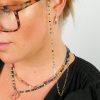 Women Zoi Jewellery | Zoi Les Bains Glasses Chains, Tourmaline, Moon, Snake