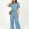 Women Rag & Bone Jumpsuits | R&B Ultra Featherweight Sofie Cropped Jumpsuit