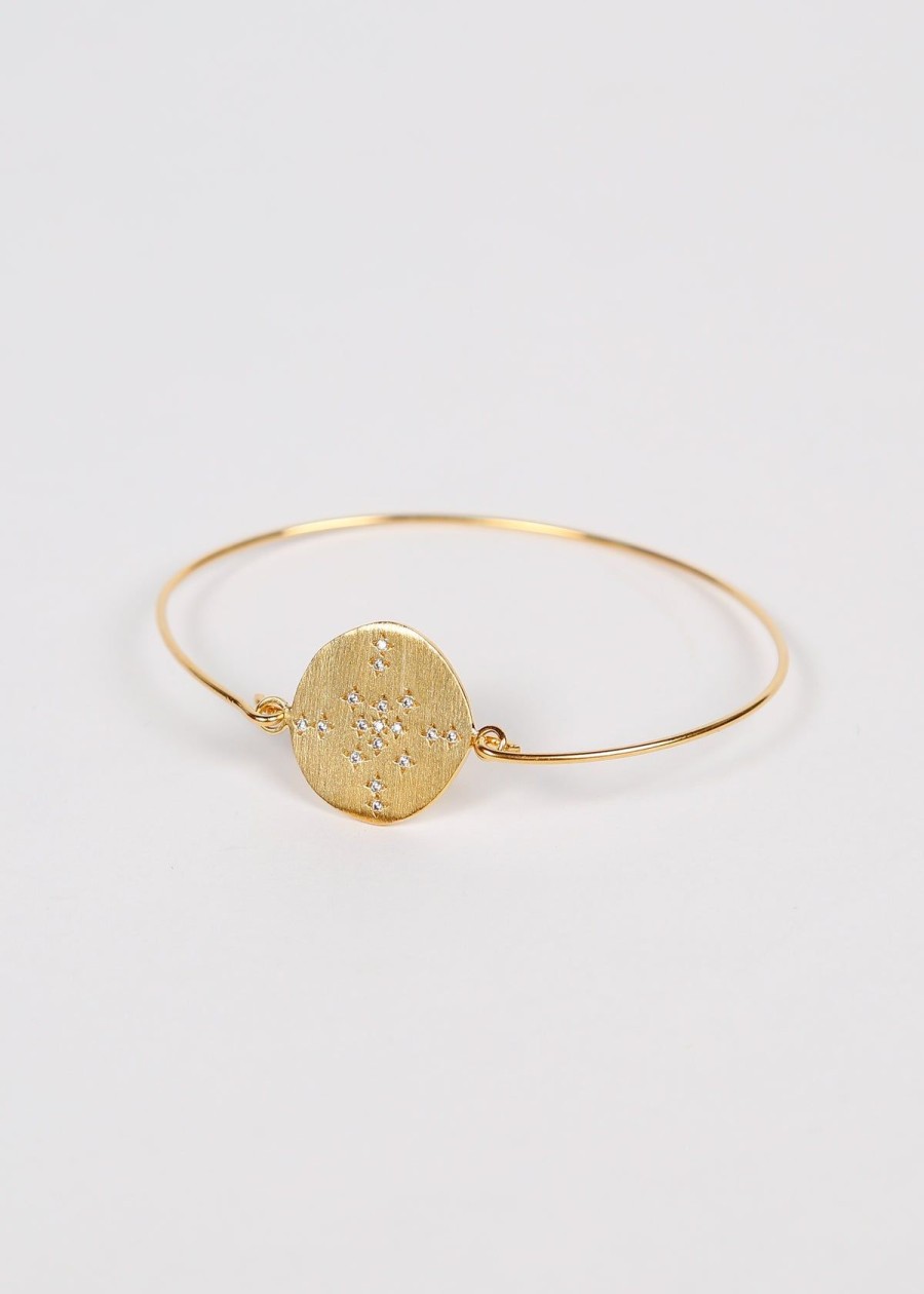 Women Hanka Jewellery | Hanka Hope Jonc Medallion In Star Zirconium