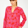 Women Primrose Park London Tops | Ppl Sandy Silk Shirt In Lily 02 Pink