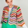 Women Dawn X Dare Knitwear | Dawn X Dare Ginza Cardi In Multi Stripe Exclusive